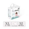 Bỉm tã quần ngày đêm Applecrumby Purebasics Diapers Pull Ups size XL – 30+2 miếng (12-18kg) chính hãng tại Chip Chip Luxury Nha Trang