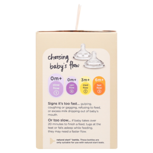 Bình sữa nhựa PP Tommee Tippee Natural Start 423901 cổ rộng 150 ml (0 - 3 tháng) chính hãng tại Chip Chip Luxury Nha Trang