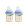 Bộ 2 bình sữa Hegen PPSU 150ml màu xanh Blue núm ti size S từ 1 – 3 tháng chính hãng tại Chip Chip Luxury Nha Trang