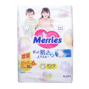 Bỉm quần Merries nội địa size XL cộng miếng (12-22kg) chính hãng tại Chip Chip Luxury Nha Trang