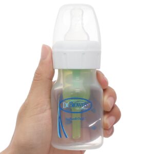 Bình sữa nhựa PP Dr.Brown's SB2100-GBX cổ hẹp 60 ml (0 - 3 tháng) chính hãng tại Chip Chip Luxury Nha Trang