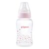Bình sữa Pigeon PP Streamline 150ml họa tiết ngôi sao (Hồng) chính hãng tại Chip Chip Luxury Nha Trang