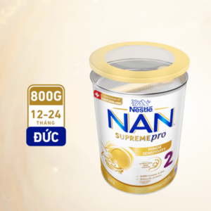Sữa NAN SUPREME PRO số 2 800g (12-24 tháng) lon vàng chính hãng tại Chip Chip Luxury Nha Trang