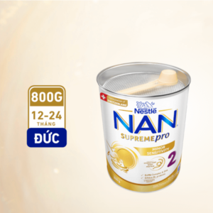 Sữa NAN SUPREME PRO số 2 800g (12-24 tháng) lon vàng chính hãng tại Chip Chip Luxury Nha Trang