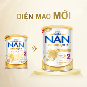 Sữa NAN SUPREME PRO số 2 800g (12-24 tháng) lon vàng chính hãng tại Chip Chip Luxury Nha Trang