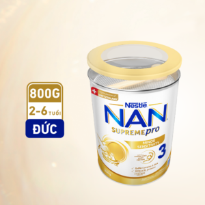 Sữa NAN SUPREME PRO số 3 800g (2-6 tuổi) lon vàng chính hãng tại Chip Chip Luxury Nha Trang