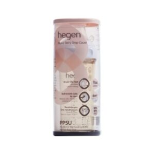 Bình sữa Hegen PPSU 330ml Nắp màu xanh - núm ti size L trên 6 tháng chính hãng tại Chip Chip Luxury Nha Trang