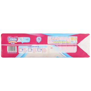 Tã dán Bobby size L 68 miếng (9 - 14 kg) chính hãng tại Chip Chip Luxury Nha Trang