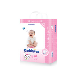Bỉm Tã dán Goldgi X5 size S 76 miếng (4 - 8kg) chính hãng tại Chip Chip Luxury Nha Trang