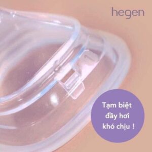 Bình sữa Hegen PPSU 240ml nắp màu trắng - núm ti size M từ 3 – 6 tháng chính hãng tại Chip Chip Luxury Nha Trang