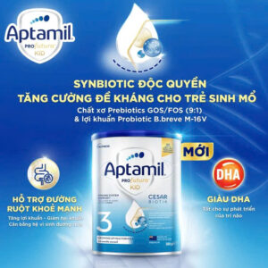 Sữa Aptamil New Zeland Profutura Cesar Biotik 800gr Số 3 (24 tháng+) chính hãng tại Chip Chip Luxury Nha Trang