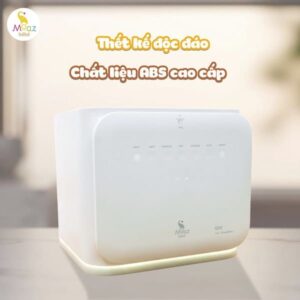 Máy tiệt trùng sấy khô bình sữa bằng tia UVC-ION Moaz BéBé MB089 chính hãng tại Chip Chip Luxury Nha Trang