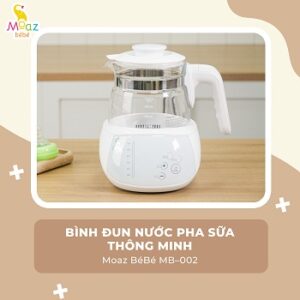 BÌNH ĐUN NƯỚC THÔNG MINH MOAZ MB002 chính hãng tại Chip Chip Luxury Nha Trang