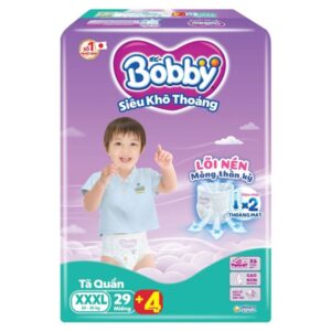 Tã quần Bobby XXXL29+4 (20 - 35 kg) chính hãng tại Chip Chip Luxury Nha Trang