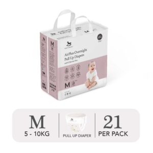 Bỉm tã quần đêm Applecrumby Airplus Overnight Mini Pull Ups size M – 21 miếng (5 – 10kg) chính hãng tại Chip Chip Luxury Nha Trang