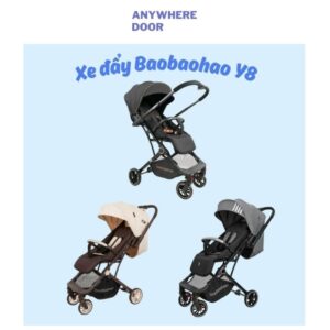 Xe đẩy Baobaohao Y8 Trà sữa chính hãng tại Chip Chip Luxury Nha Trang
