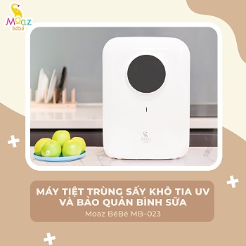 Máy tiệt trùng sấy khô tia UV bảo quản bình sữa Moaz MB023 - Chip Chip Luxury Nha Trang Máy tiệt trùng sấy khô tia UV bảo quản bình sữa Moaz MB023 chính hãng tại Chip Chip Luxury Nha Trang