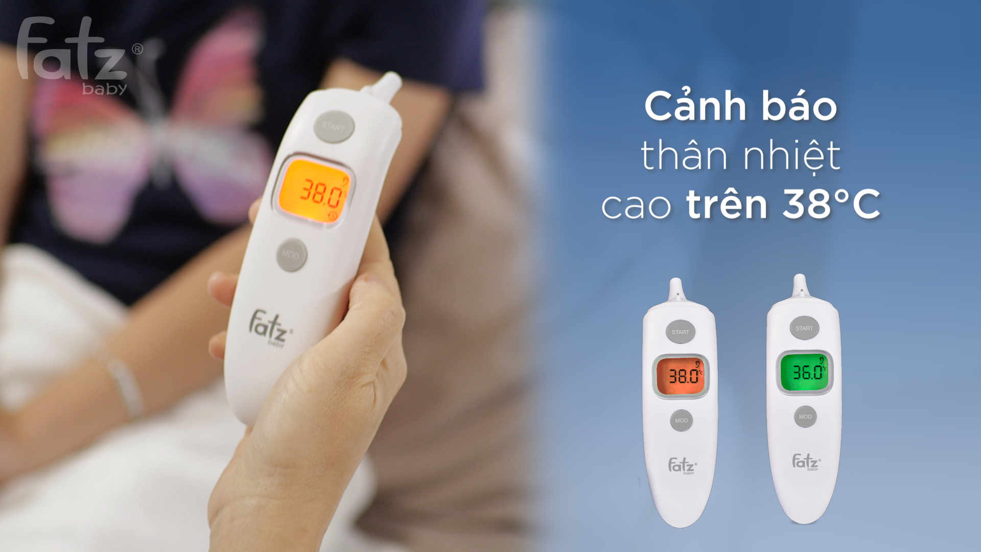 Nhiệt kế hồng ngoại Fatz đo trán và đo tai Prompt 4 - Chip Chip Luxury Nha Trang Nhiệt kế hồng ngoại Fatz đo trán và đo tai Prompt 4 chính hãng tại Chip Chip Luxury Nha Trang