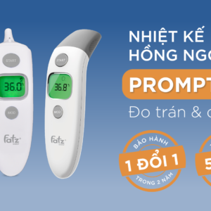Nhiệt kế hồng ngoại Fatz đo trán và đo tai Prompt 4 chính hãng tại Chip Chip Luxury Nha Trang