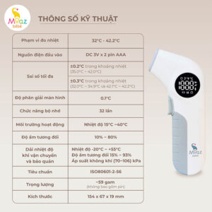 Moaz Nhiệt Kế Hồng Ngoại MB097 chính hãng tại Chip Chip Luxury Nha Trang