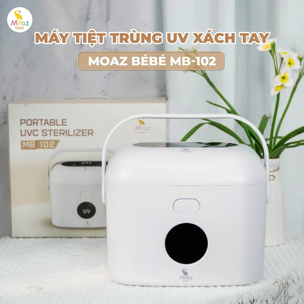 Máy tiệt trùng UV xách tay Moaz BéBé MB102 - Chip Chip Luxury Nha Trang Máy tiệt trùng UV xách tay Moaz BéBé MB102 chính hãng tại Chip Chip Luxury Nha Trang