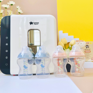Bình Sữa PP Ty Siêu Mềm Tự Nhiên Tommee Tippee Natural Start 260ml, Núm Ty Của Bình 3-6 Tháng, Xanh Dương (Bình Đôi) chính hãng tại Chip Chip Luxury Nha Trang