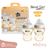 Bình Sữa PPSU Ty Siêu Mềm Tự Nhiên Tommee Tippee Natural Start 260ml, Núm Ty Của Bình 3-6 Tháng (Bình Đôi) chính hãng tại Chip Chip Luxury Nha Trang