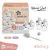 Bộ Bình Sữa Sơ Sinh Ty Siêu Mềm Tự Nhiên Tommee Tippee (Bao Gồm: 2 Bình 260ml, 2 Bình 150ml, 1 Ty Ngậm Dạ Quang 0-6 Tháng, 1 Cọ Rửa Bình Sữa Và Núm Ty) chính hãng tại Chip Chip Luxury Nha Trang