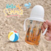 Ubmom- Bình ống hút summer marine trắng 280ml chính hãng tại Chip Chip Luxury Nha Trang