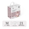 Bỉm tã dán đêm Applecrumby Airplus Overnight Mini Tape size M – 21 miếng (5 – 10kg) chính hãng tại Chip Chip Luxury Nha Trang