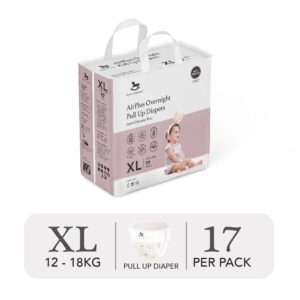 Bỉm tã quần đêm Applecrumby Airplus Overnight Mini Pull Ups size XL – 17 miếng (12 – 18kg) chính hãng tại Chip Chip Luxury Nha Trang