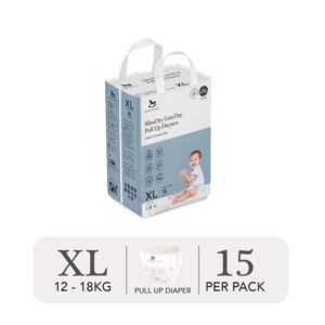 Bỉm tã quần ngày Applecrumby Slimdry Easyday Mini Pull Ups size XL – 15 miếng (12 – 18kg) chính hãng tại Chip Chip Luxury Nha Trang