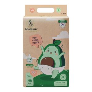 Tã Dán Sơ Sinh BB Nature NB60 (dưới 5kg) chính hãng tại Chip Chip Luxury Nha Trang