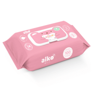 Khăn giấy ướt AIKO 100 tờ Hồng không mùi chính hãng tại Chip Chip Luxury Nha Trang