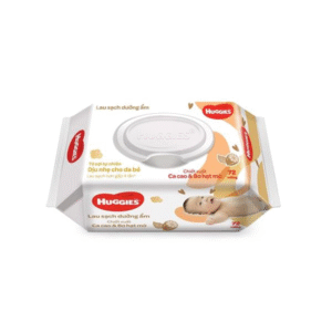 Khăn Ướt Huggies 72 Miếng Chiết Xuất Cacao Bơ Hạt Mỡ chính hãng tại Chip Chip Luxury Nha Trang
