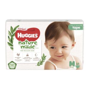 Tã dán Huggies Platinum nature made cao cấp size M 64 miếng (6 - 11 kg) chính hãng tại Chip Chip Luxury Nha Trang