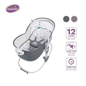 Nôi rung đa năng - bập bênh - nôi xách tay - giường ngủ chung - Mastela 6 trong 1 (từ sơ sinh đến 36 tháng) 8037 - 8039 chính hãng tại Chip Chip Luxury Nha Trang