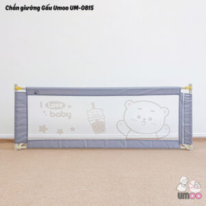 Thanh chặn giường Gấu Umoo UM0815 1M6 - 1M8 - 2M - 2M2 chính hãng tại Chip Chip Luxury Nha Trang
