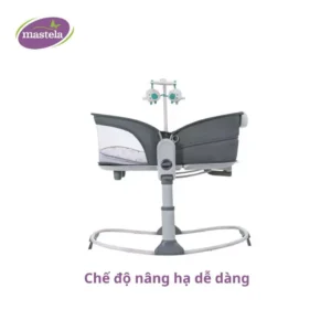 Nôi rung đa năng - bập bênh - nôi xách tay - giường ngủ chung - Mastela 6 trong 1 (từ sơ sinh đến 36 tháng) 8037 - 8039 chính hãng tại Chip Chip Luxury Nha Trang