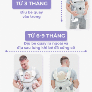 Địu Trợ Lực Ultra Mesh, Địu em bé cao cấp chính hãng tại Chip Chip Luxury Nha Trang