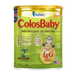 Sữa bò ColosBaby Gold 2+ 800g (trên 2 tuổi) Miễn Dịch Khỏe – Bé Tăng Cân chính hãng tại Chip Chip Luxury Nha Trang
