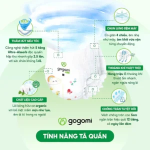 Bỉm Gogomi Premium size Newborn ( Dưới 5kg) chính hãng tại Chip Chip Luxury Nha Trang