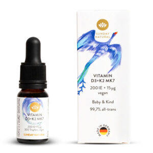 Vitamin D3K2 THUẦN CHAY Sunday Natural Vegan của Đức chính hãng tại Chip Chip Luxury Nha Trang