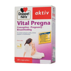 Viên uống bầu Vital Pregna Doppelherz Aktiv giúp tăng cường sức khỏe và thể chất chính hãng tại Chip Chip Luxury Nha Trang