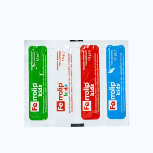 Bột uống Ferrolip Kids bổ sung sắt vị dâu (Hộp 20 gói) chính hãng tại Chip Chip Luxury Nha Trang