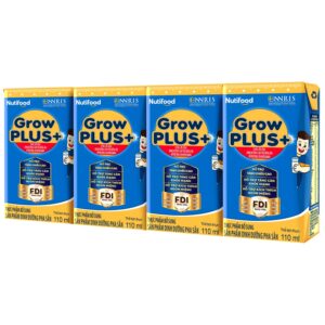 Sữa nước dinh dưỡng Nutifood GrowPlus+ Xanh 1Y+ (4x110ml) chính hãng tại Chip Chip Luxury Nha Trang