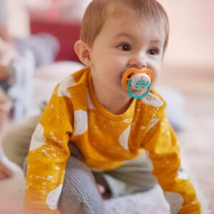 Ty ngậm thông khí lime Philips Avent 6-18M vỉ đôi (Xanh, Vàng) chính hãng tại Chip Chip Luxury Nha Trang