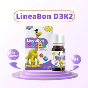 Vitamin D3K2 LineaBon 0M+ (dạng nhỏ giọt) chính hãng tại Chip Chip Luxury Nha Trang