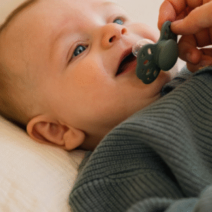 Ty ngậm núm đối xứng Silicone BIBS Pacifier Infinity Symmetrical Size 1 (0-6 tháng) chính hãng tại Chip Chip Luxury Nha Trang