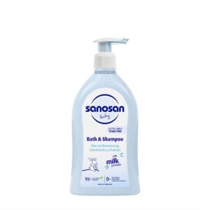 Sữa tắm gội Sanosan Baby với protein sữa thủy phân 0M+ 500ml chính hãng tại Chip Chip Luxury Nha Trang